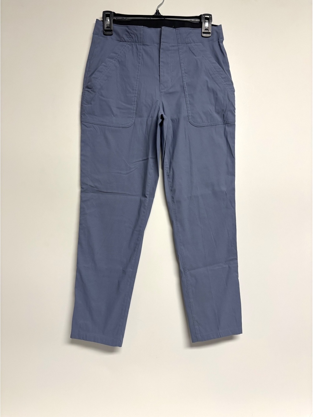 Eddie Bauer Women’s Size 4 Blue Pull-On Stretch Hiking Travel Ankle Pants